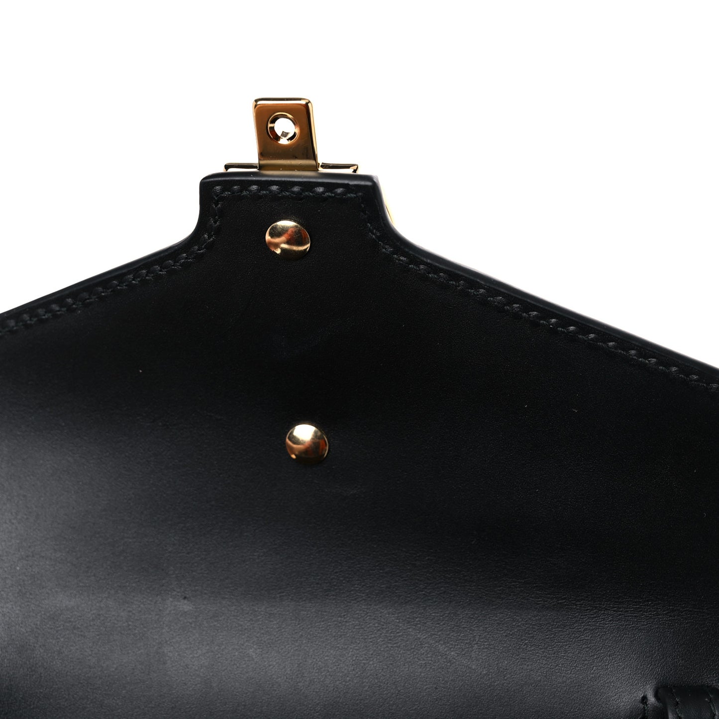 Calfskin Mini Sylvie Top Handle Bag Black