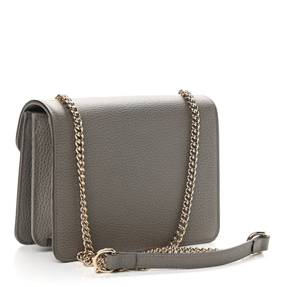 Gucci Dollar Calfskin Small Interlocking G Shoulder Bag Loess 3 of 9