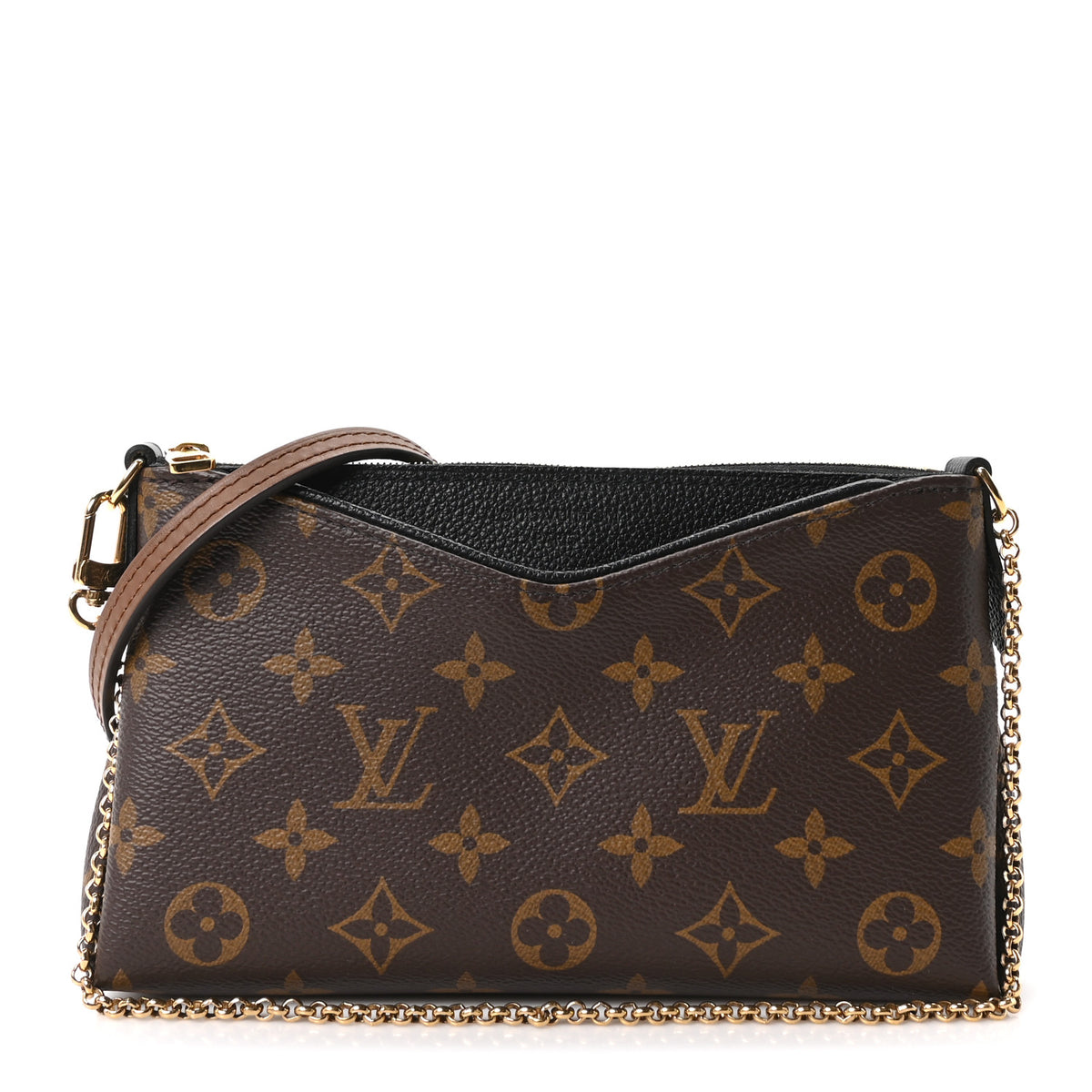 Monogram Pallas Clutch Black