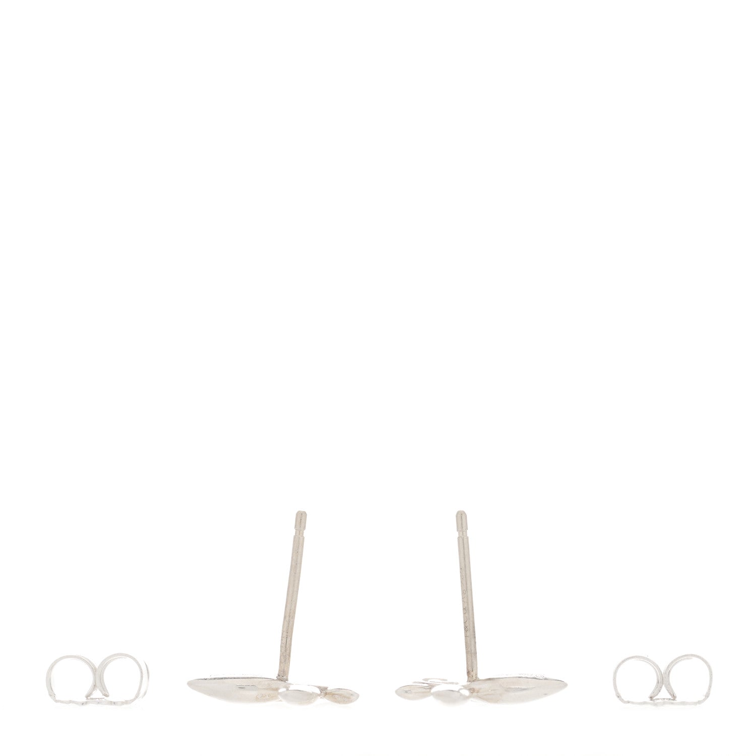 Tiffany Sterling Silver Paloma Picasso Olive Leaf Earrings 3 of 5