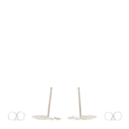 Tiffany Sterling Silver Paloma Picasso Olive Leaf Earrings 3 of 5
