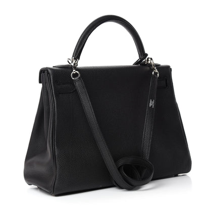 Hermes Togo Kelly Retourne 32 Black 3 of 39