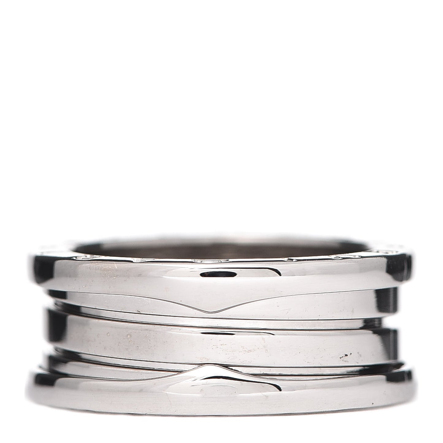 18K White Gold B.Zero1 Three-Band Ring 54 6.75