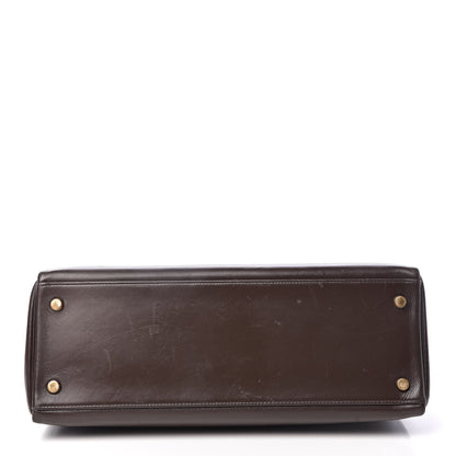 Hermes Box Kelly Retourne 32 Chocolate 45 of 64