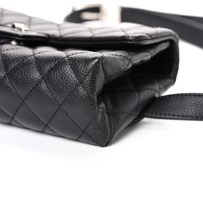 Chanel Grained Calfskin Quilted 2.55 Reissue Flap Belt Bag Clutch Black 10 of 10