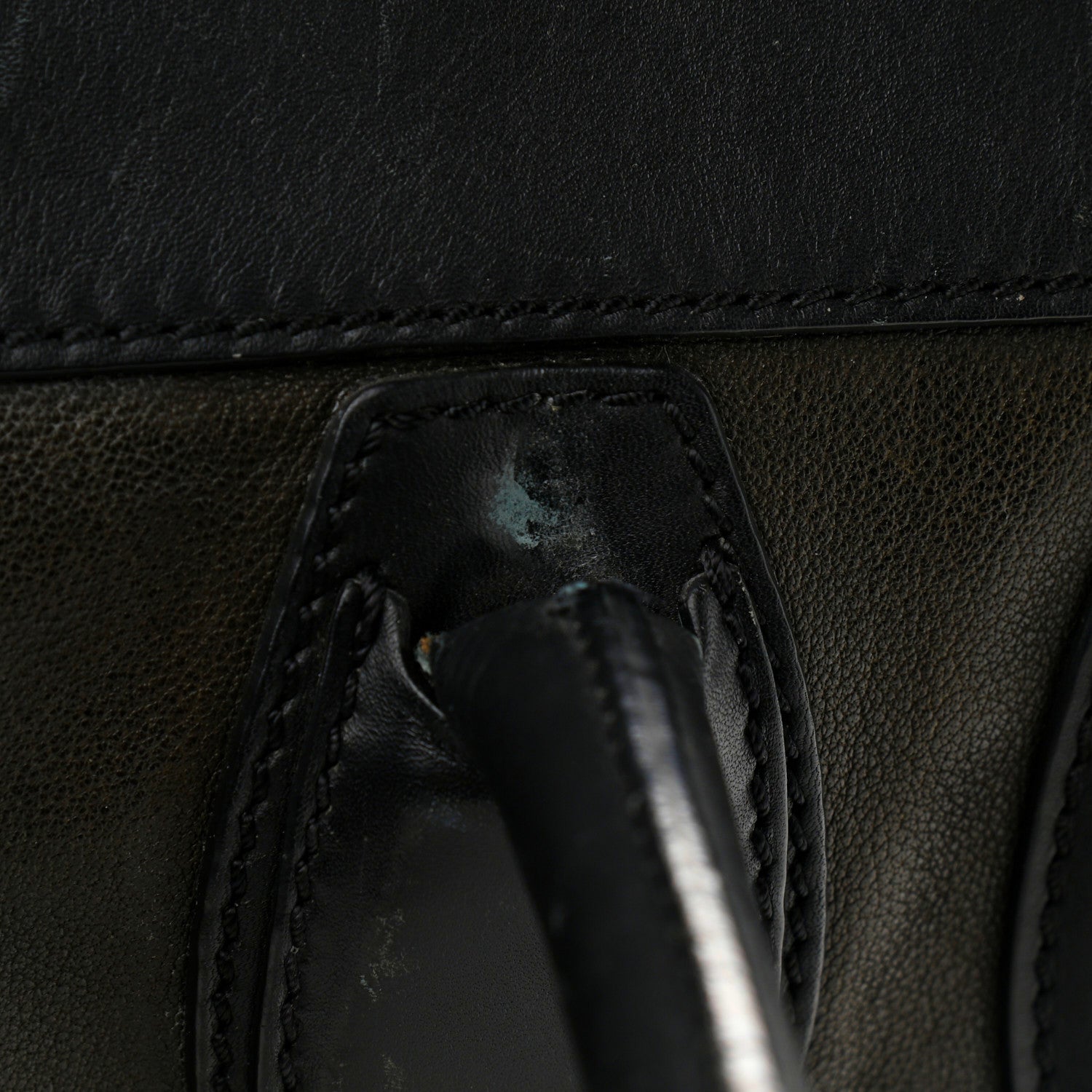 Celine Smooth Calfskin Mini Bi-Color Luggage Forest Black 26 of 29