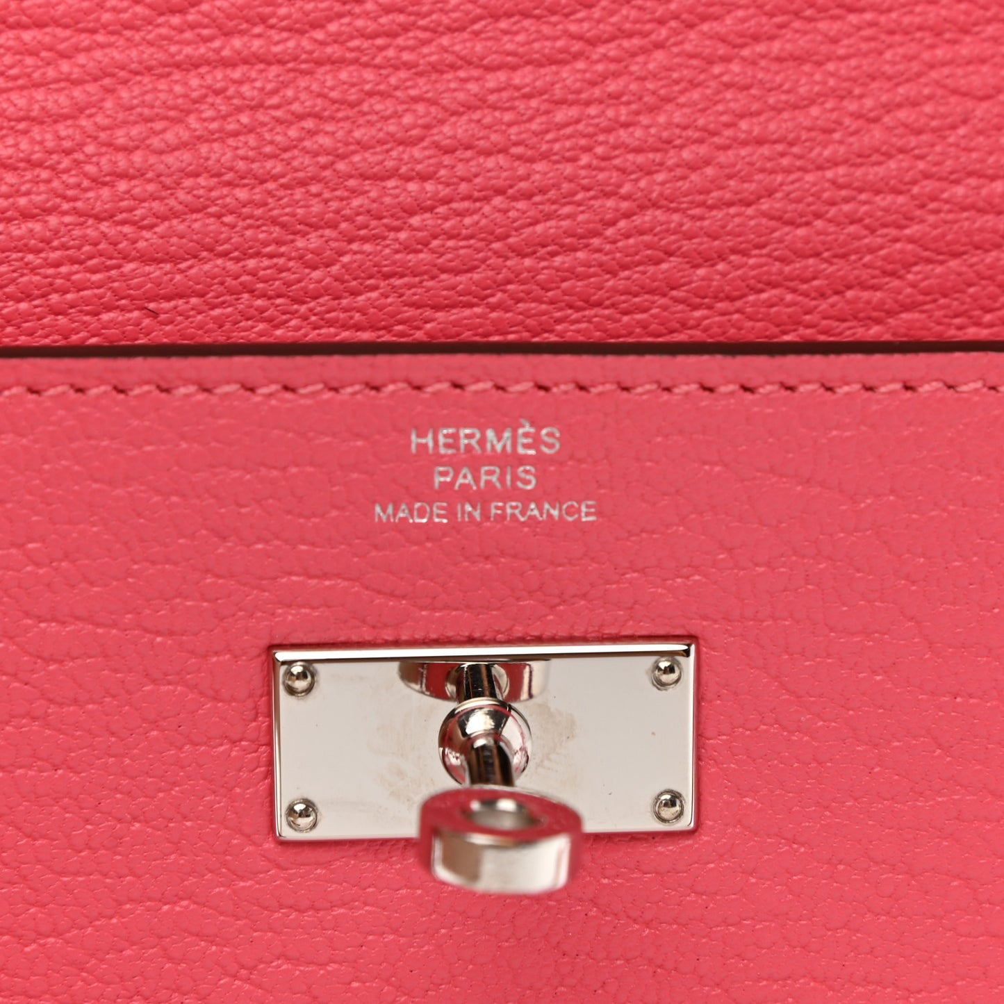 Chevre Mysore Kelly Longue Wallet Rose Lipstick