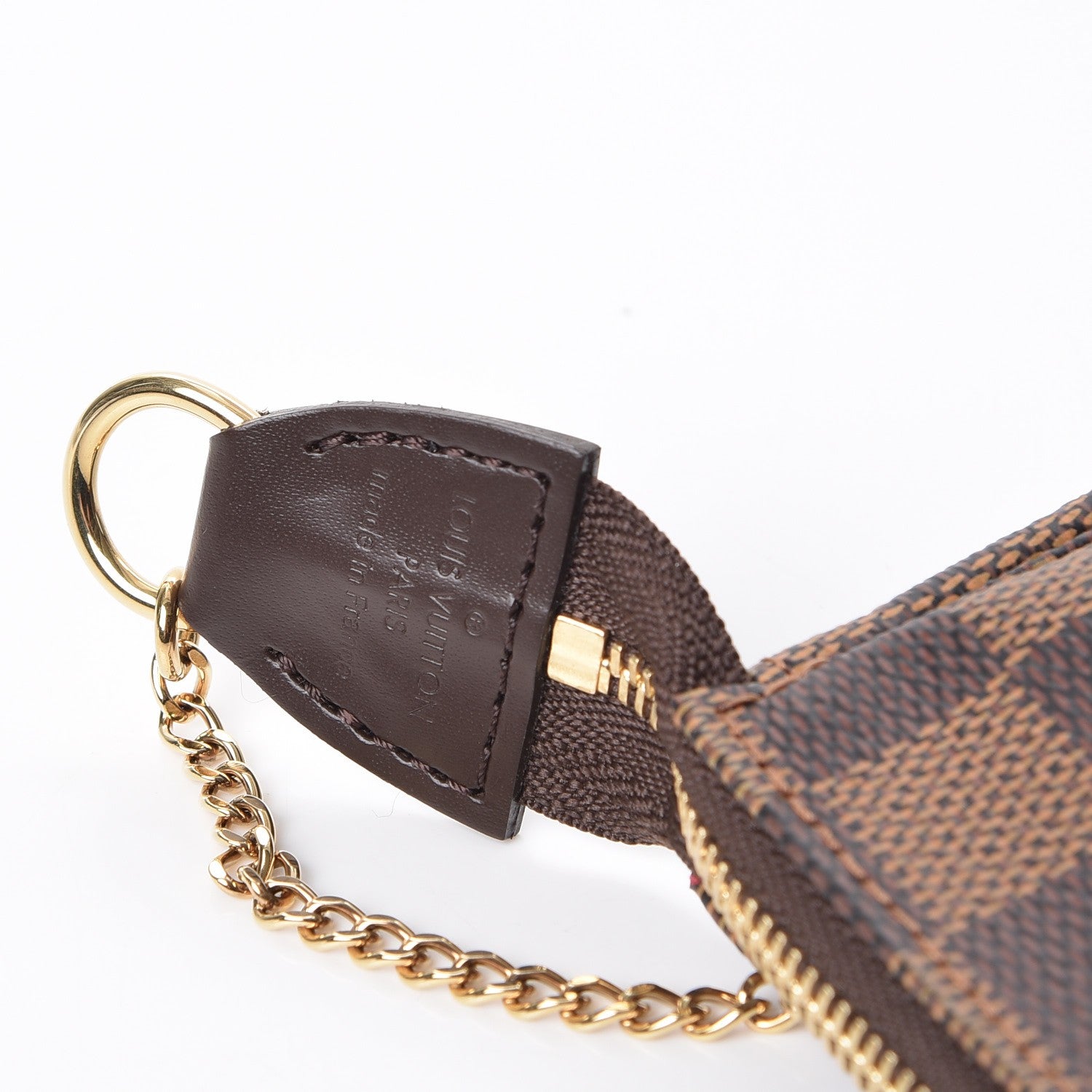 Louis Vuitton Damier Ebene Mini Pochette Accessories 6 of 7