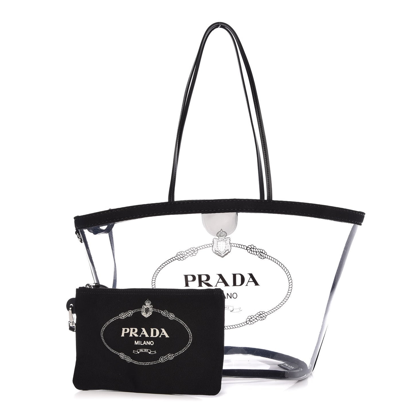 Plexiglass Canapa Shopper Tote Black