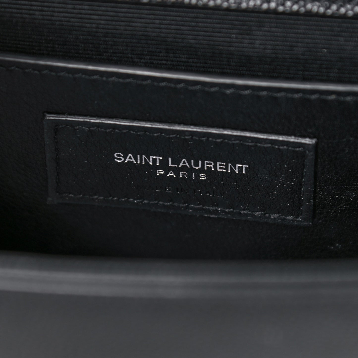 Grain De Poudre Medium Classic Monogram Kate Satchel Black