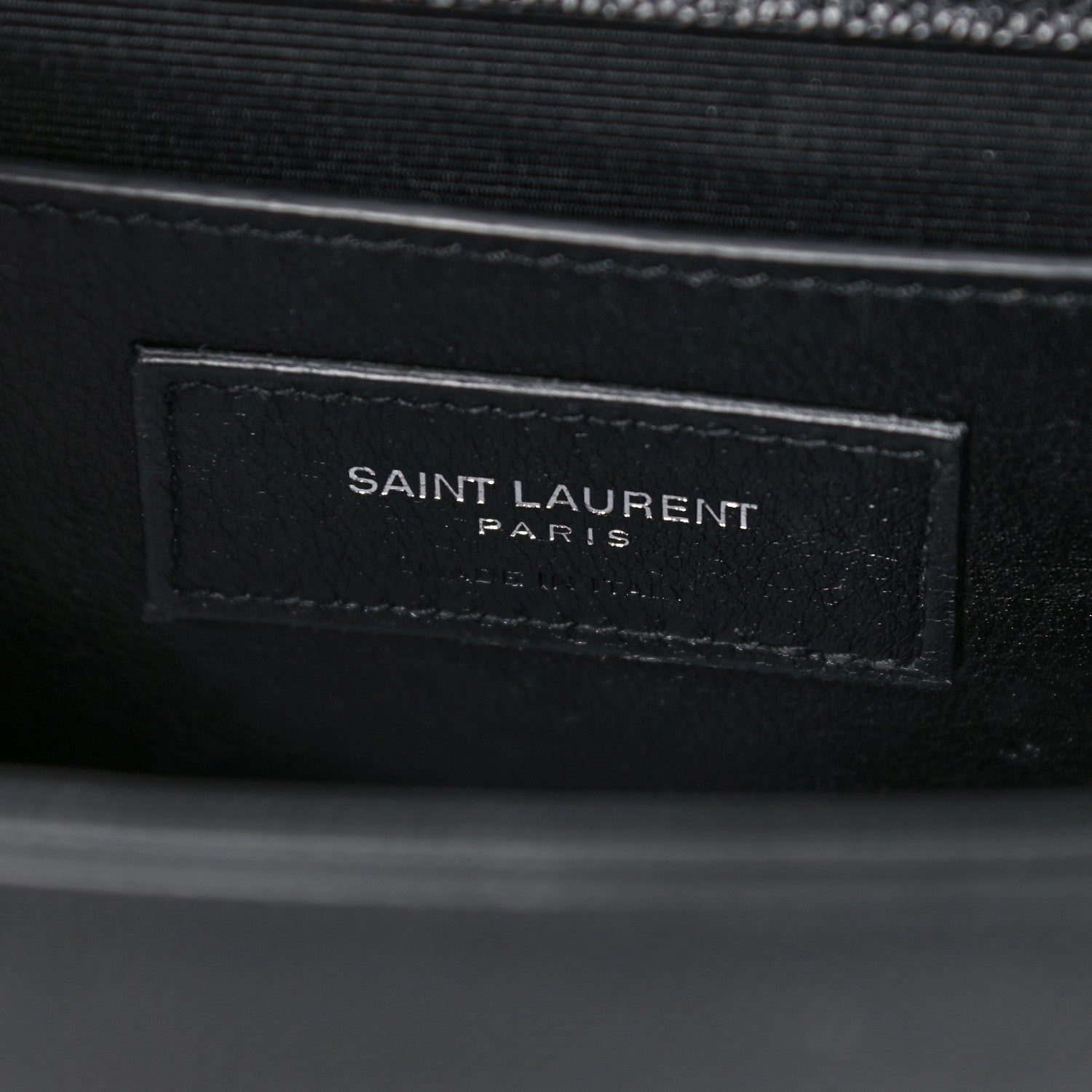 Saint Laurent Grain De Poudre Medium Classic Monogram Kate Satchel Black 7 of 13