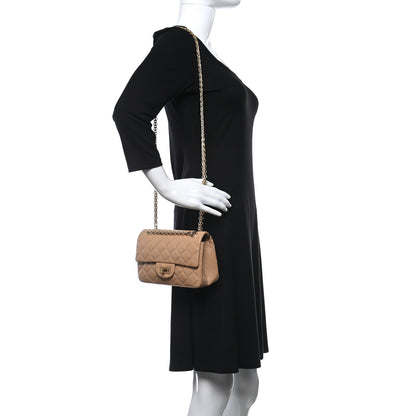 Chanel Aged Calfskin Quilted 2.55 Reissue Mini Flap Beige 2 of 9