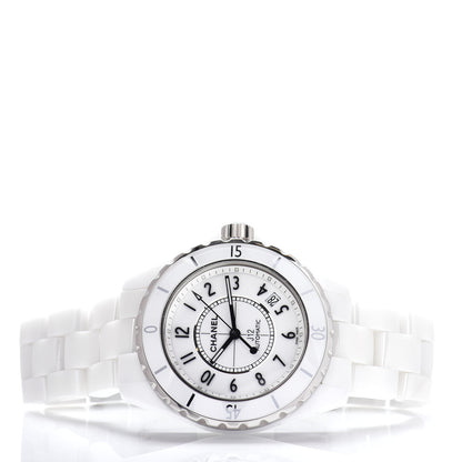 Chanel Stainless Steel Ceramic 38mm J12 Automatic Watch White 3 of 5