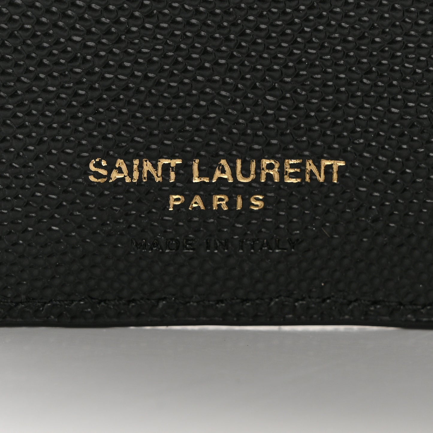 Grain De Poudre Matelasse Chevron Monogram Zipped Card Case Black