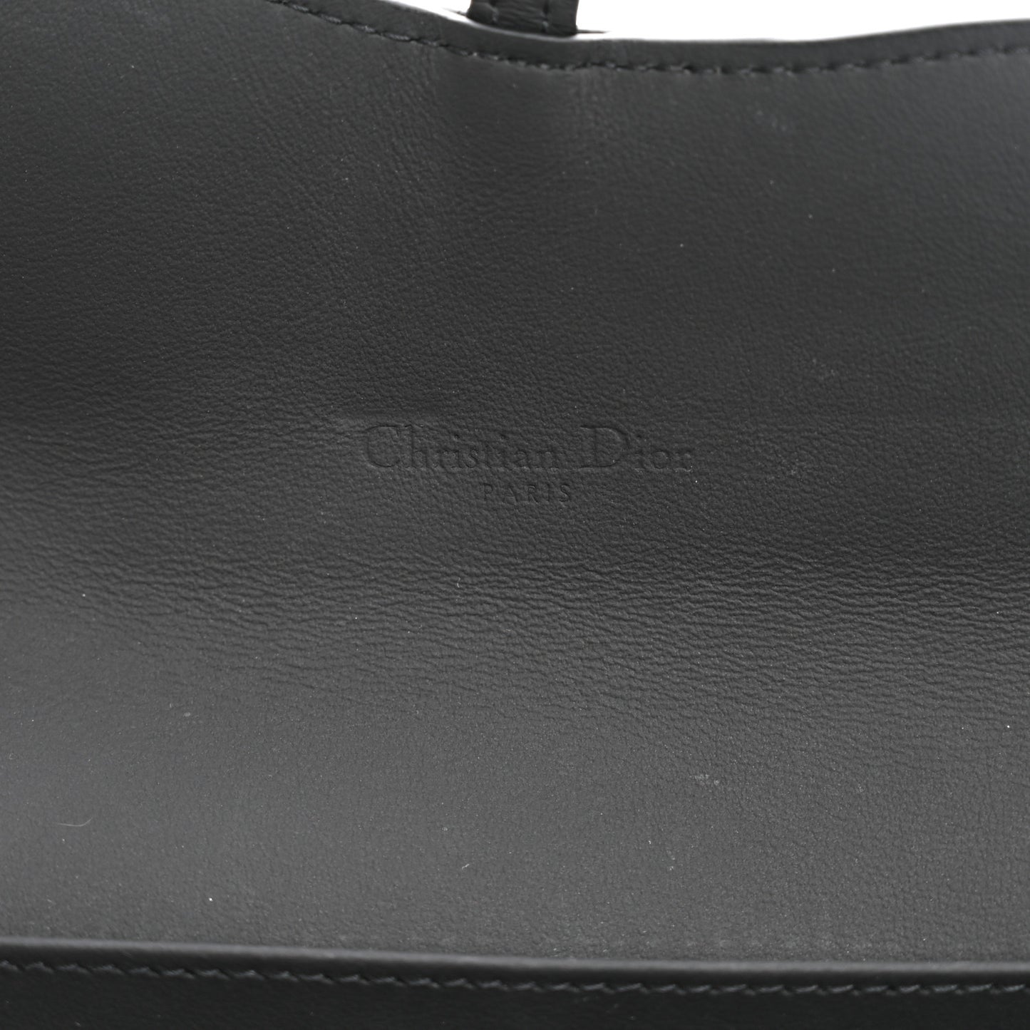 Ultra Matte Calfskin Saddle Chain Wallet Pouch Black