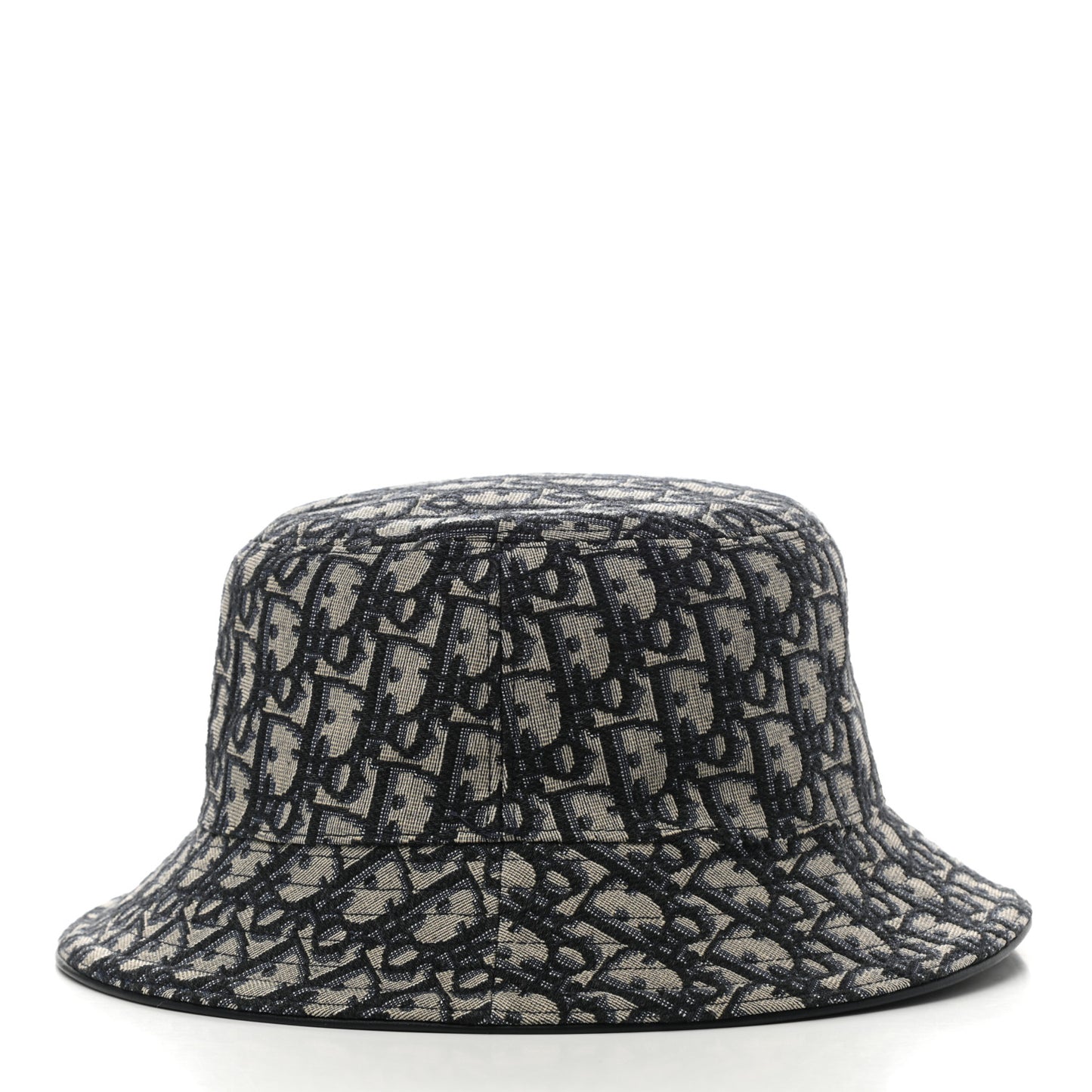 Oblique Jacquard Bucket Hat L Blue