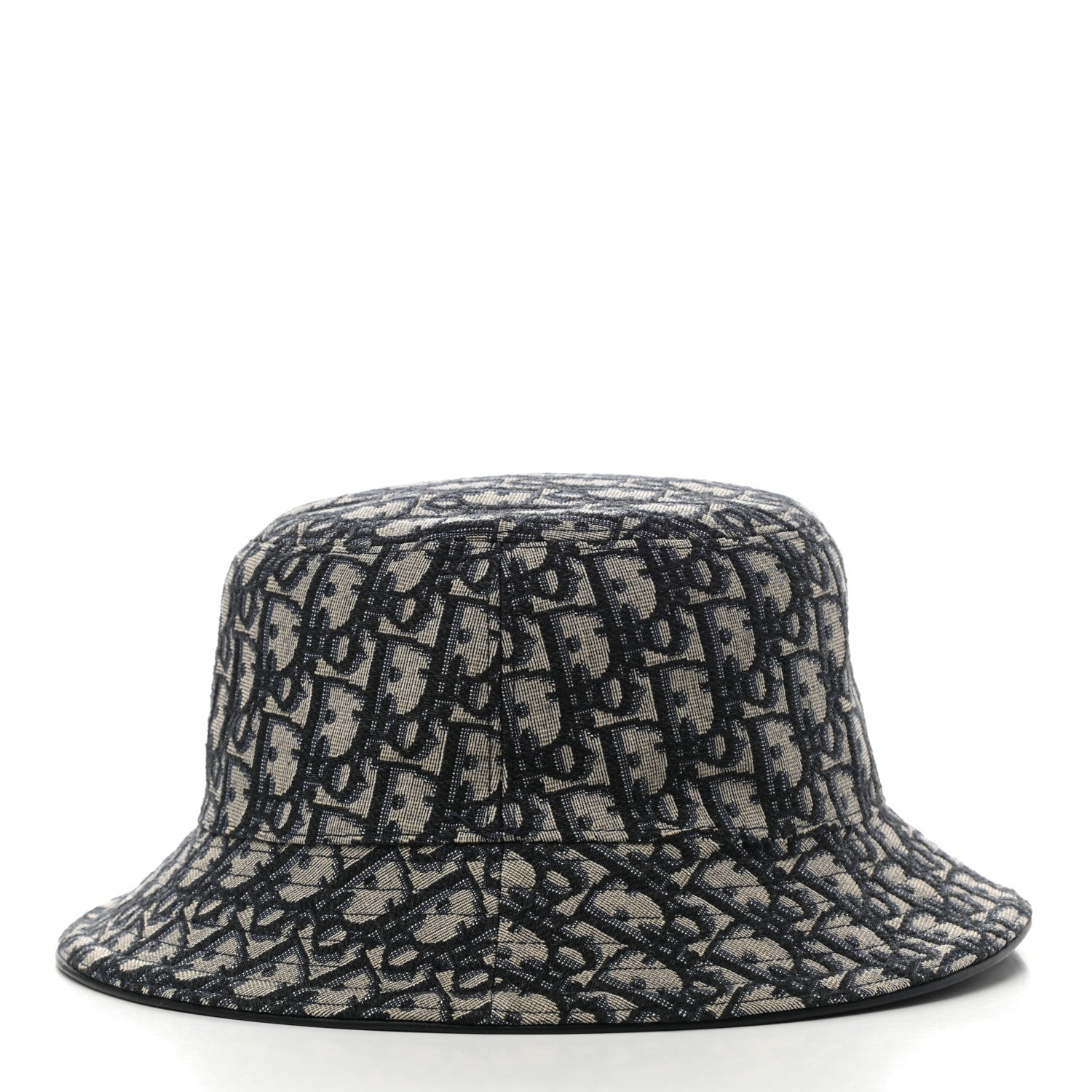 Christian Dior Oblique Jacquard Bucket Hat L Blue 4 of 8