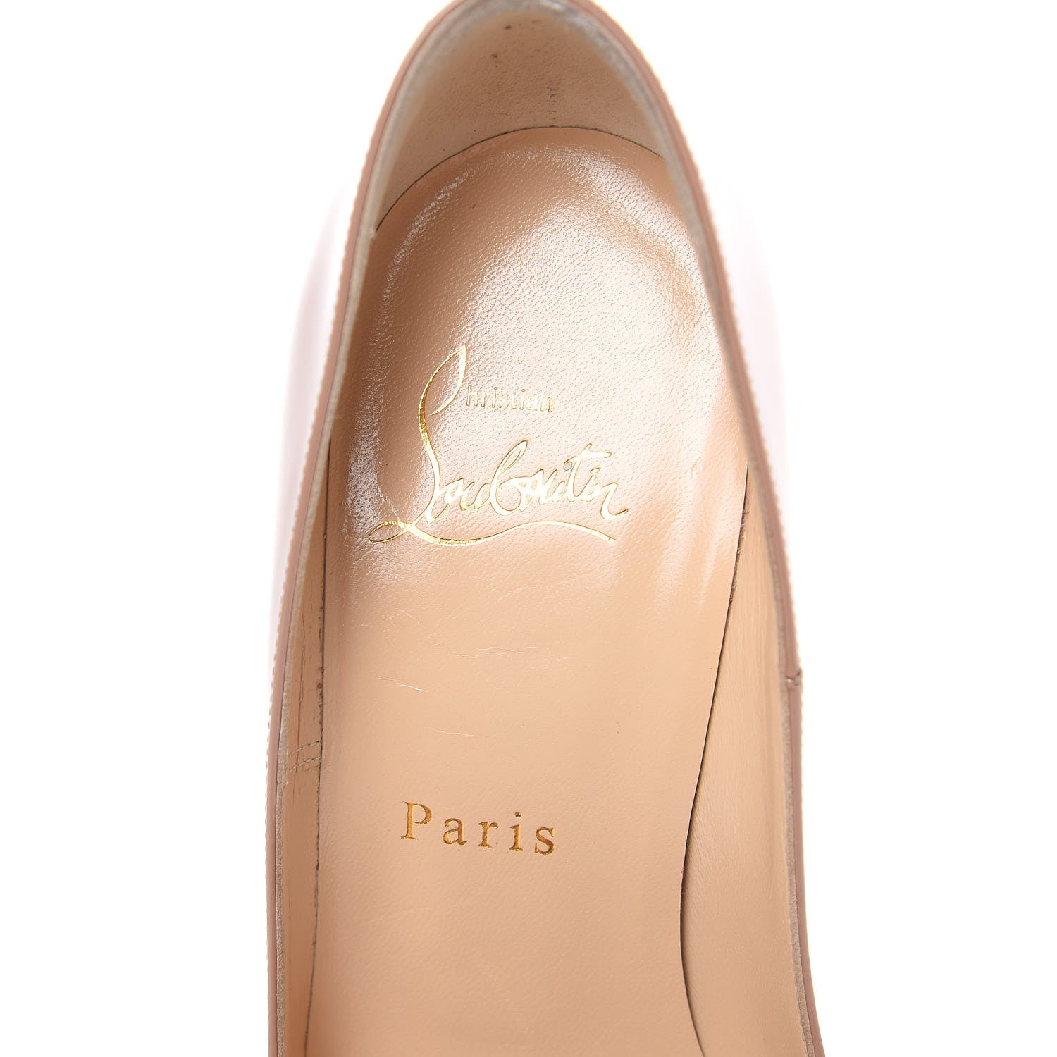 Christian Louboutin Patent So Kate 120 Pumps 36.5 Nude 6 of 9