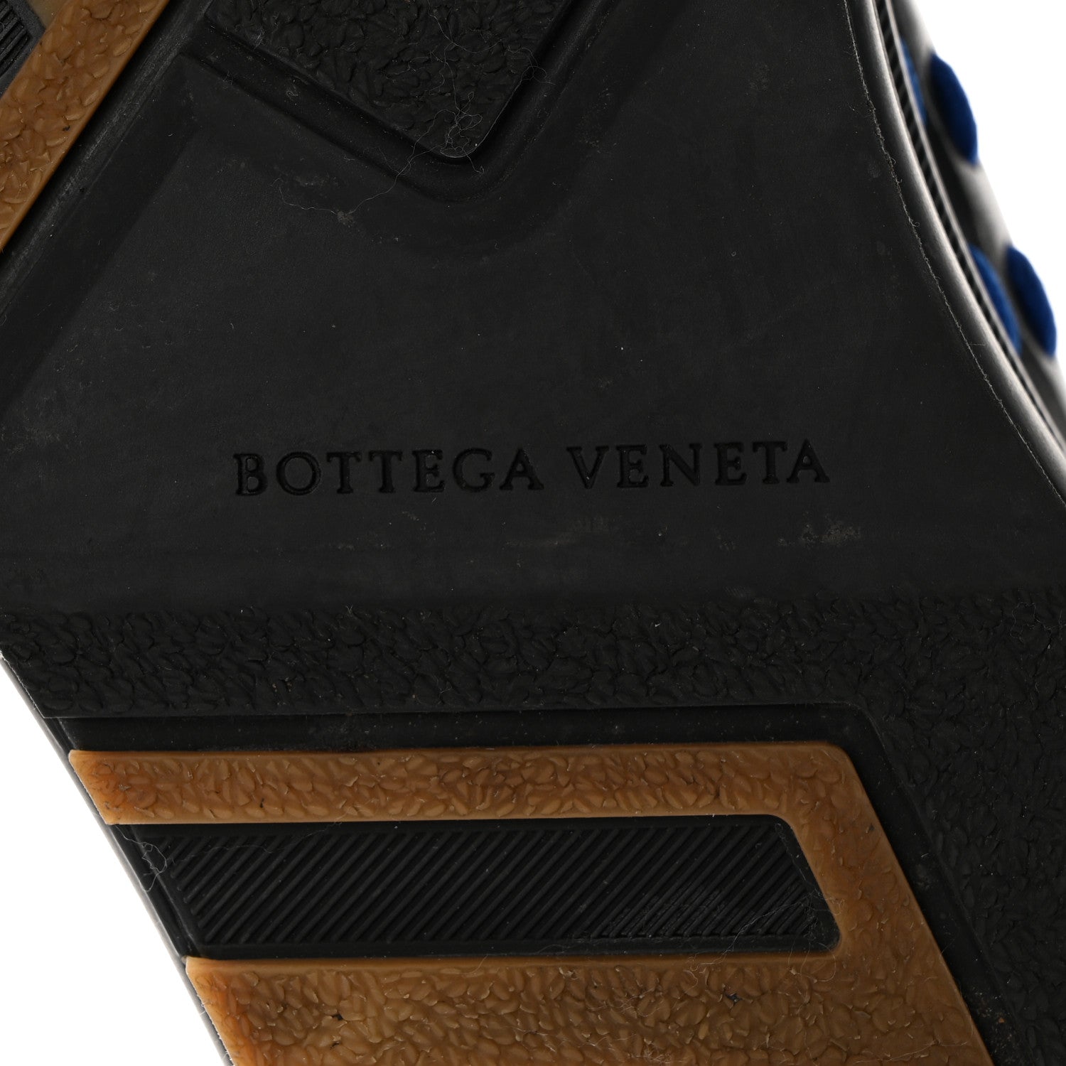 Bottega Veneta Calfskin Speedster Sneakers 44 Black Blue 6 of 8