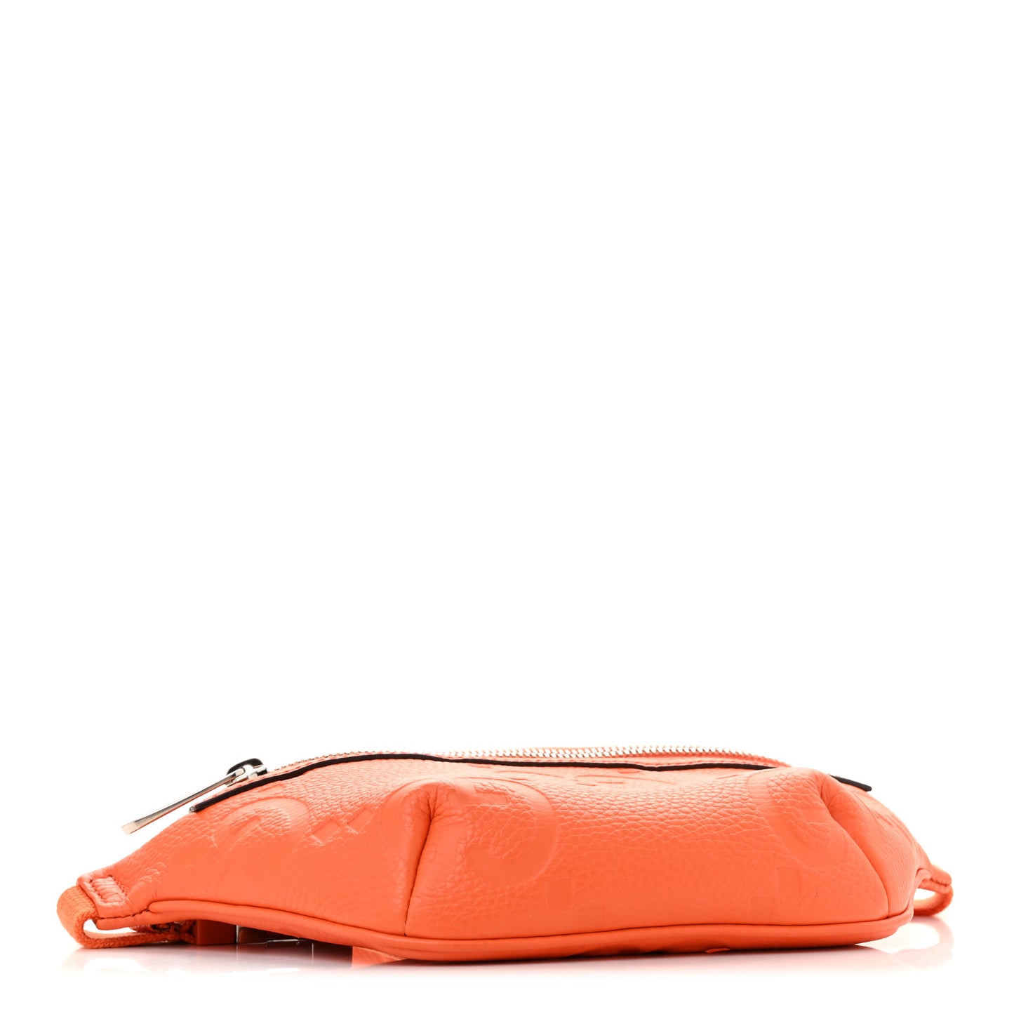 Piuma Calfskin Jumbo GG Embossed Small Belt Bag Good Orange