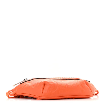 Gucci Piuma Calfskin Jumbo GG Embossed Small Belt Bag Good Orange 4 of 15