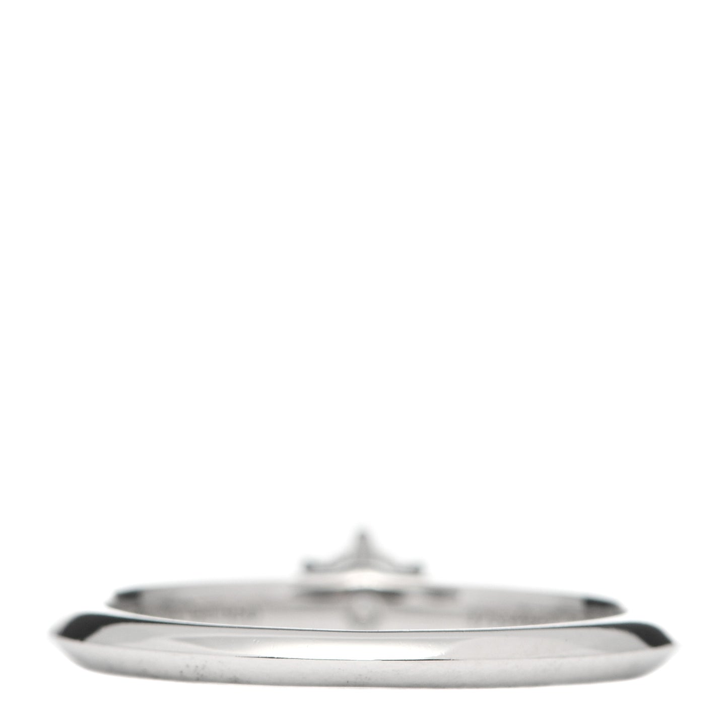 Platinum Diamond .19ct Solitaire Engagement Ring 52 6