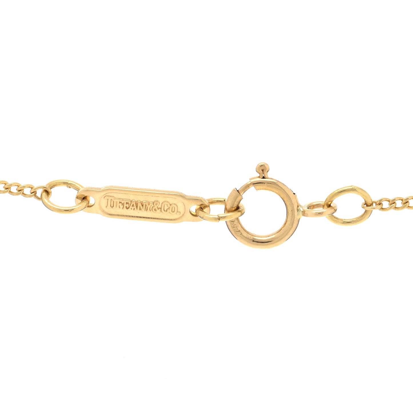 18K Yellow Gold Lapis Lazuli Crossover Heart Pendant Necklace