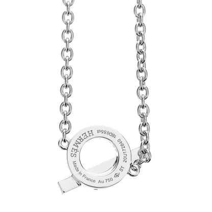 Hermes 18K White Gold Diamond Finesse Bracelet ST 4 of 5