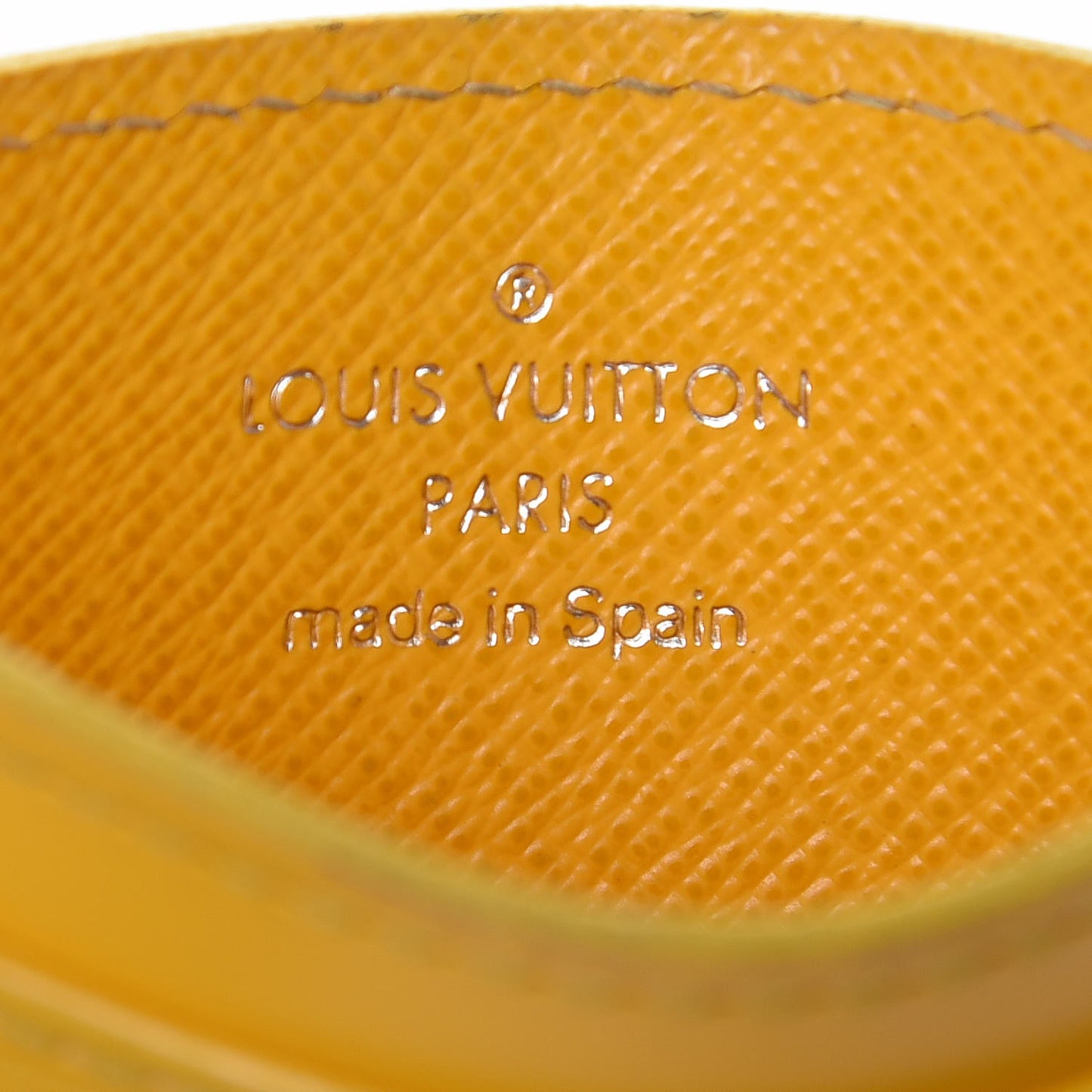 Epi Card Holder Jonquille