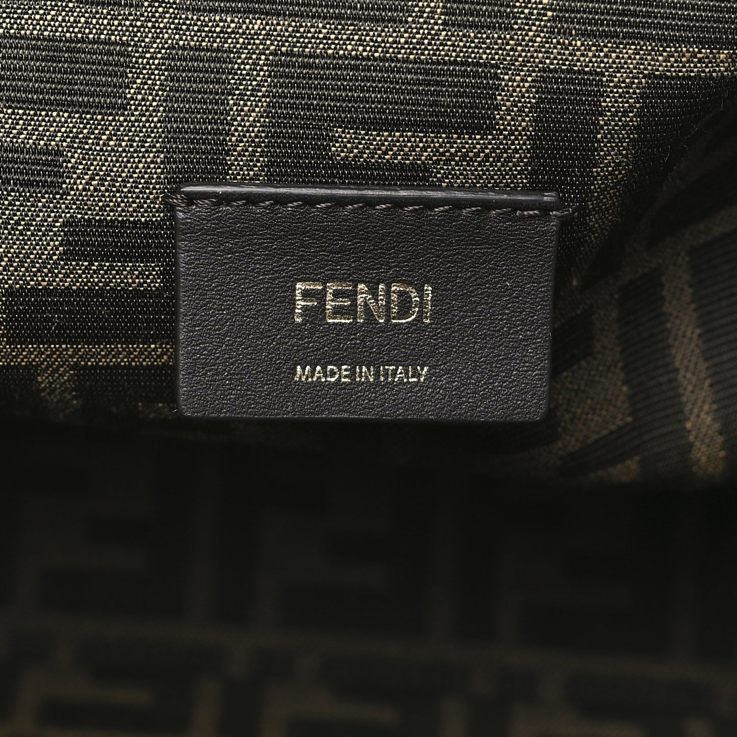 Shiny Nappa Medium Fendi First Caramello