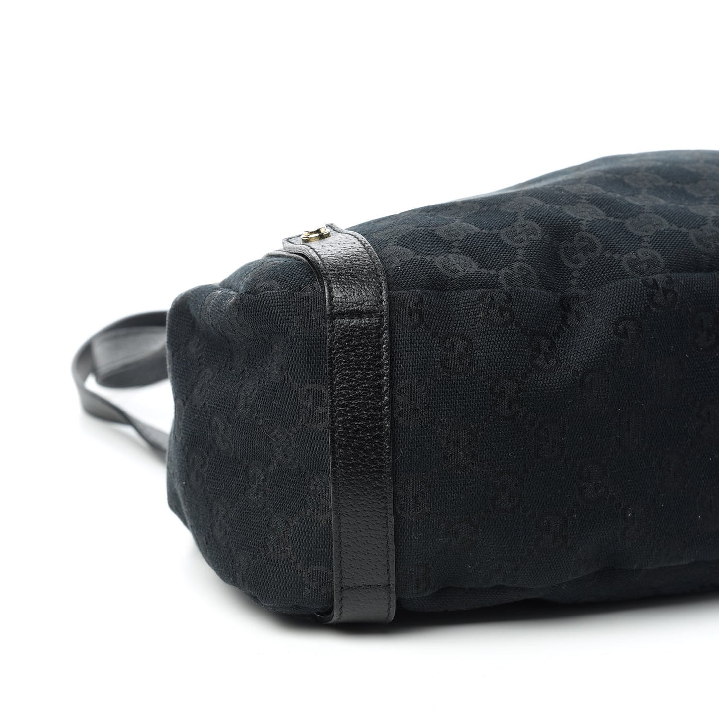Monogram Medium Abbey Shoulder Bag Black
