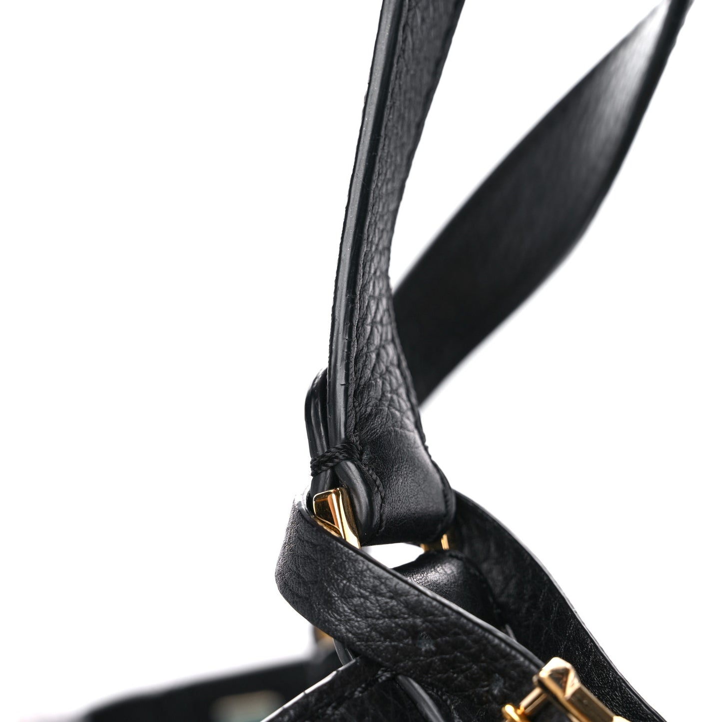 Grained Calfskin Jamaica Beaded My Rockstud Tote Black