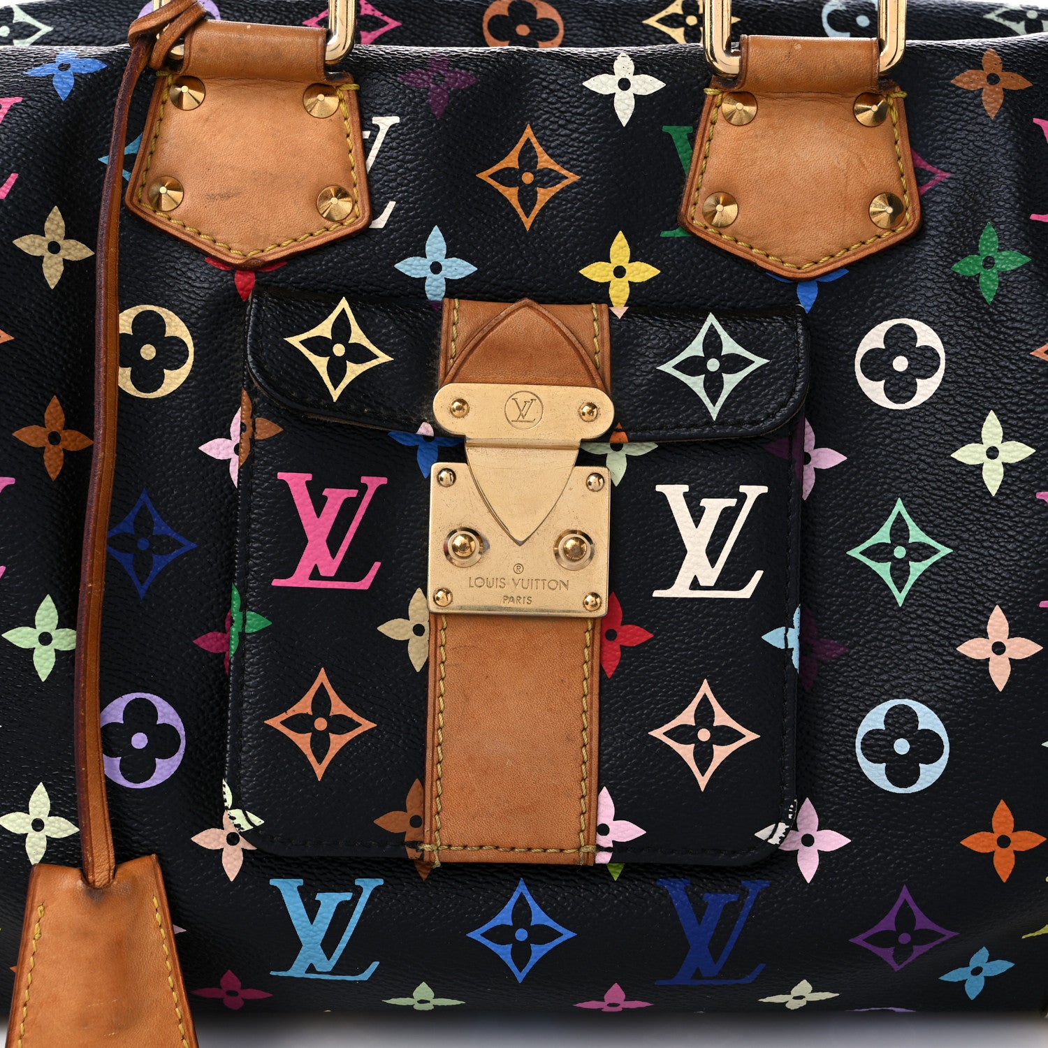 Louis Vuitton Monogram Multicolor Speedy 30 Black 13 of 20