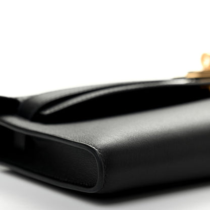 Hermes Swift Kelly Cut Clutch Pochette Black 8 of 9