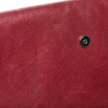 Saint Laurent Coated Linen Large Belle De Jour Clutch Palissandre 10 of 12
