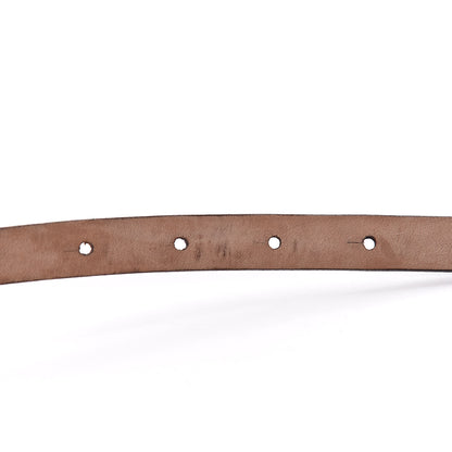 Gucci Calfskin Horsebit Skinny Belt 90 36 Black 5 of 10