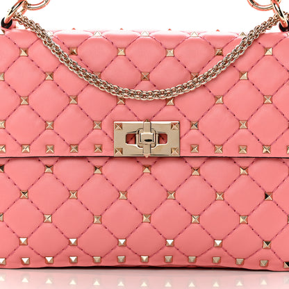 Valentino Garavani Nappa Medium Rockstud Spike Shoulder Bag Paradise Rose 7 of 11