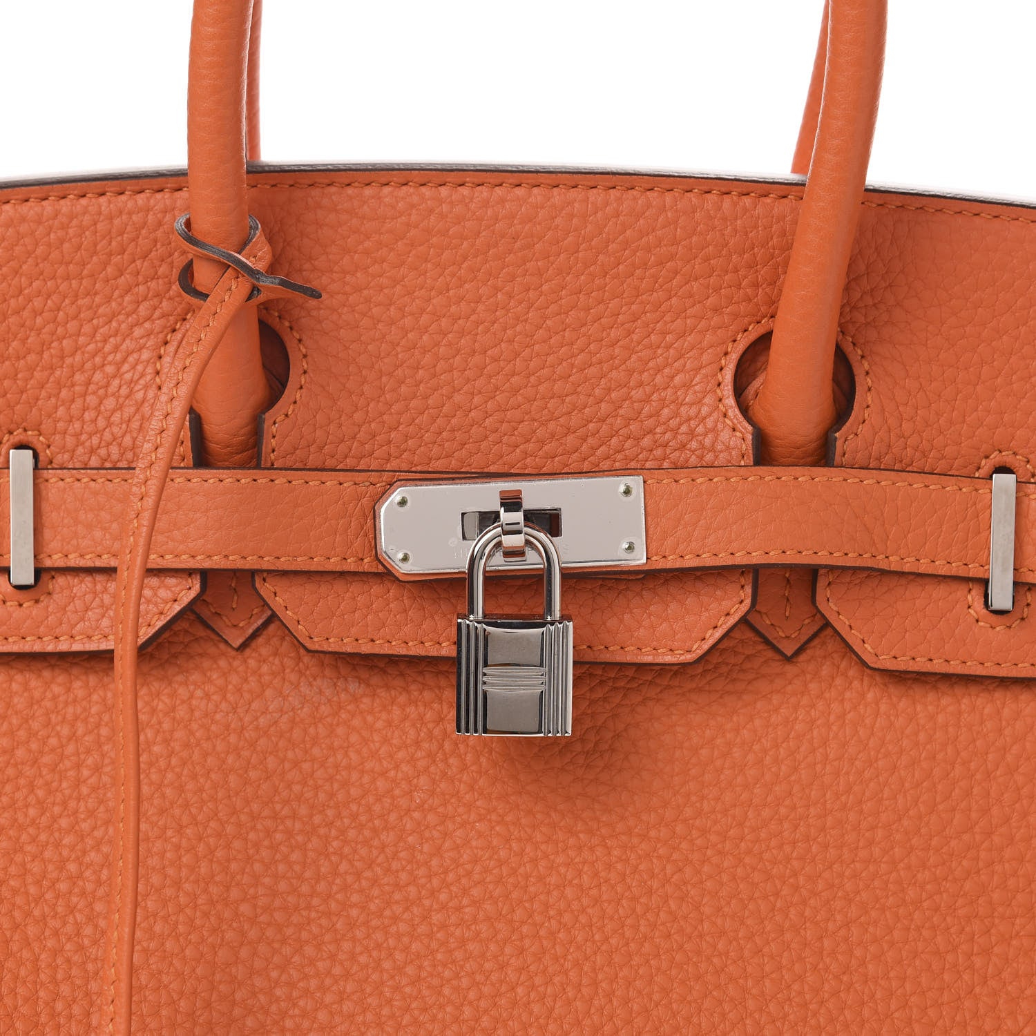 Hermes Taurillon Clemence Birkin 30 Feu 12 of 13