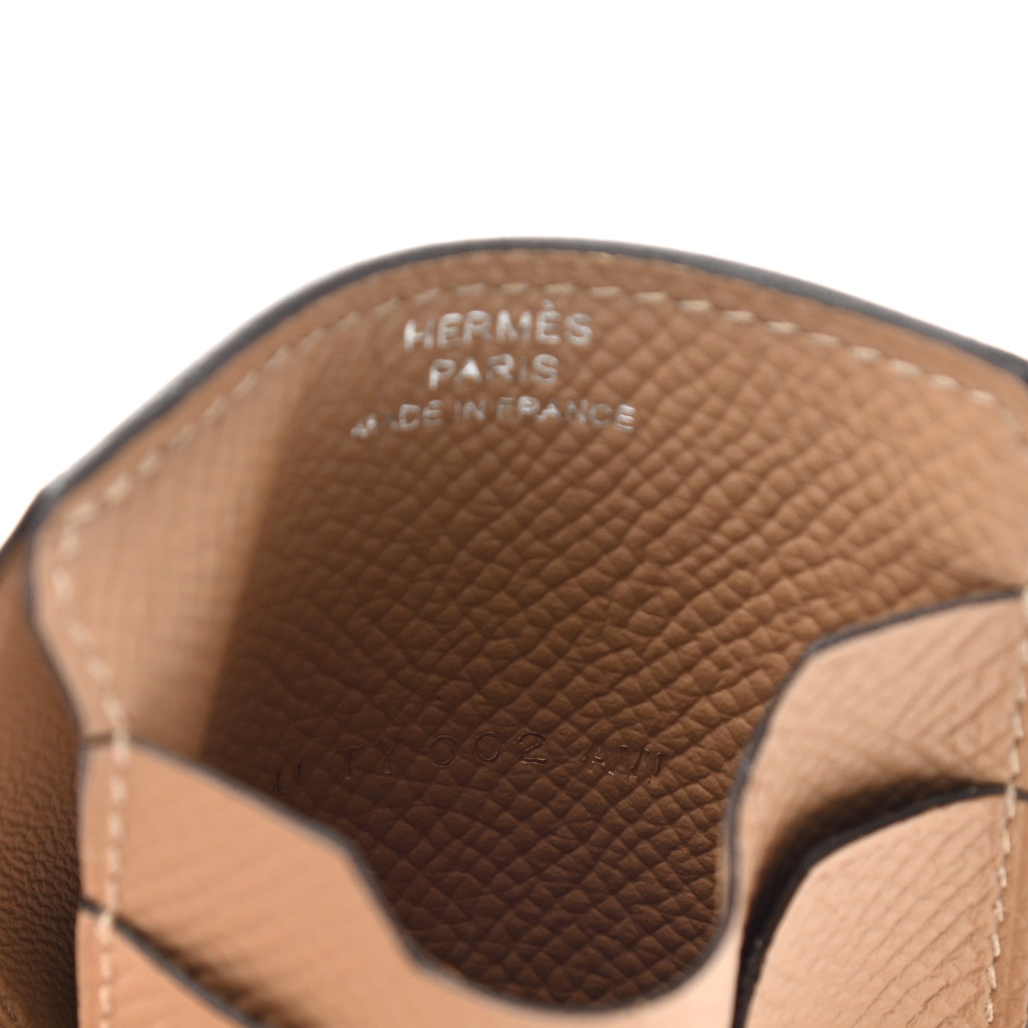 Hermes Epsom City 3CC Card Holder Chai 6 of 7