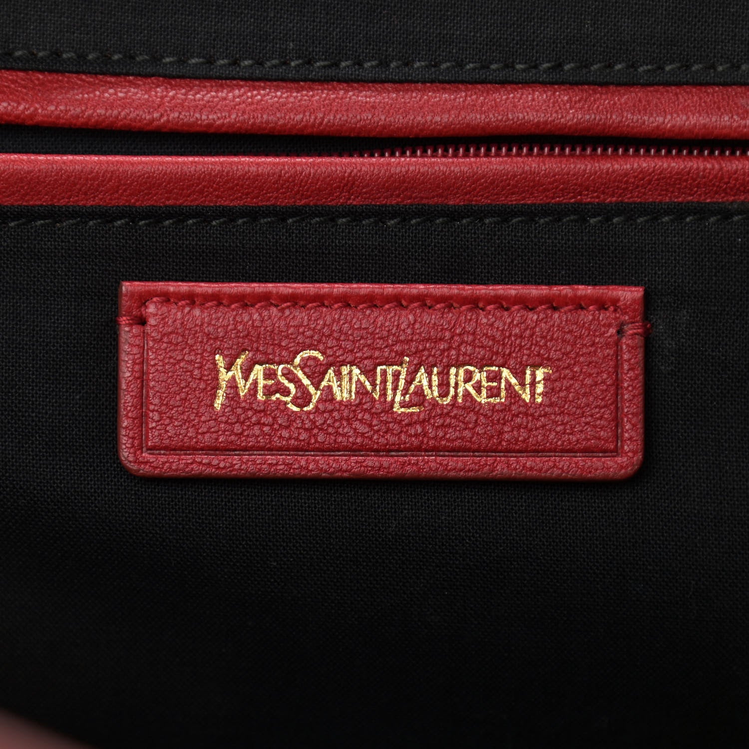Saint Laurent Sheepskin Medium Cabas ChYc Red 6 of 15