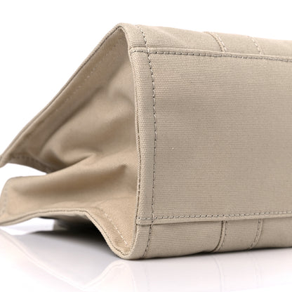 Marc Jacobs Cotton Canvas Medium The Traveler Tote Bag Beige 7 of 8