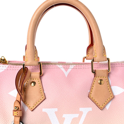 Louis Vuitton Monogram Giant By The Pool Speedy Bandouliere 25 Light Pink 14 of 15