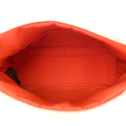 Hermes Cotton Canvas Mini Bolide Travel Cosmetic Pouch Natural 5 of 10