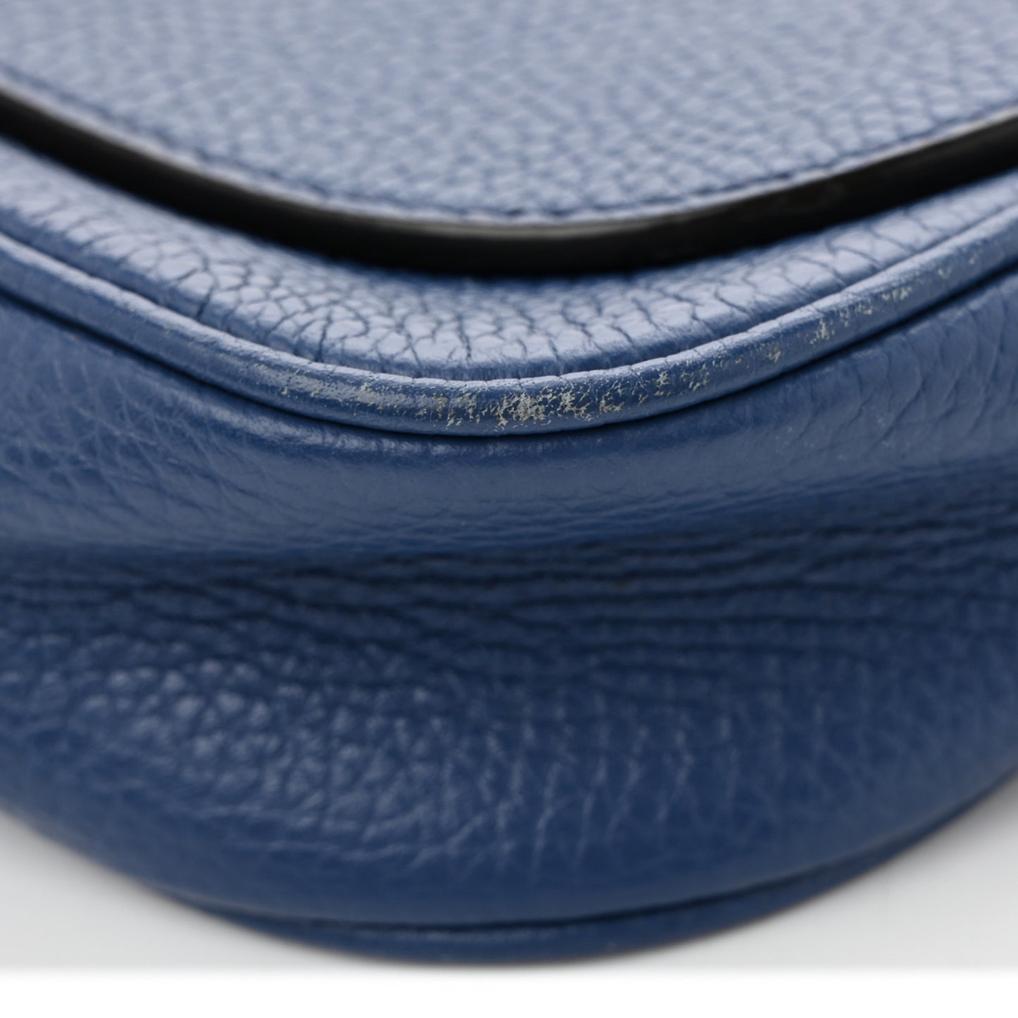 Pebbled Calfskin Medium Soho Flap Crossbody Caspian