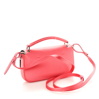 Fendi Silk Satin Phone Baguette Pink Dalia 3 of 9
