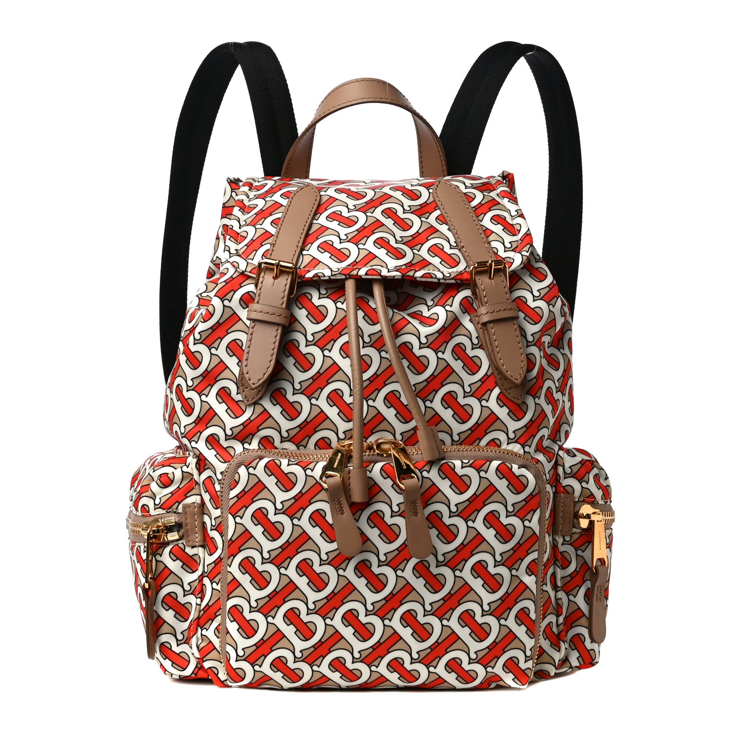 Burberry Nylon Monogram Medium Rucksack Backpack Vermillion 1 of 10