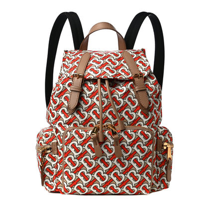 Burberry Nylon Monogram Medium Rucksack Backpack Vermillion 1 of 10