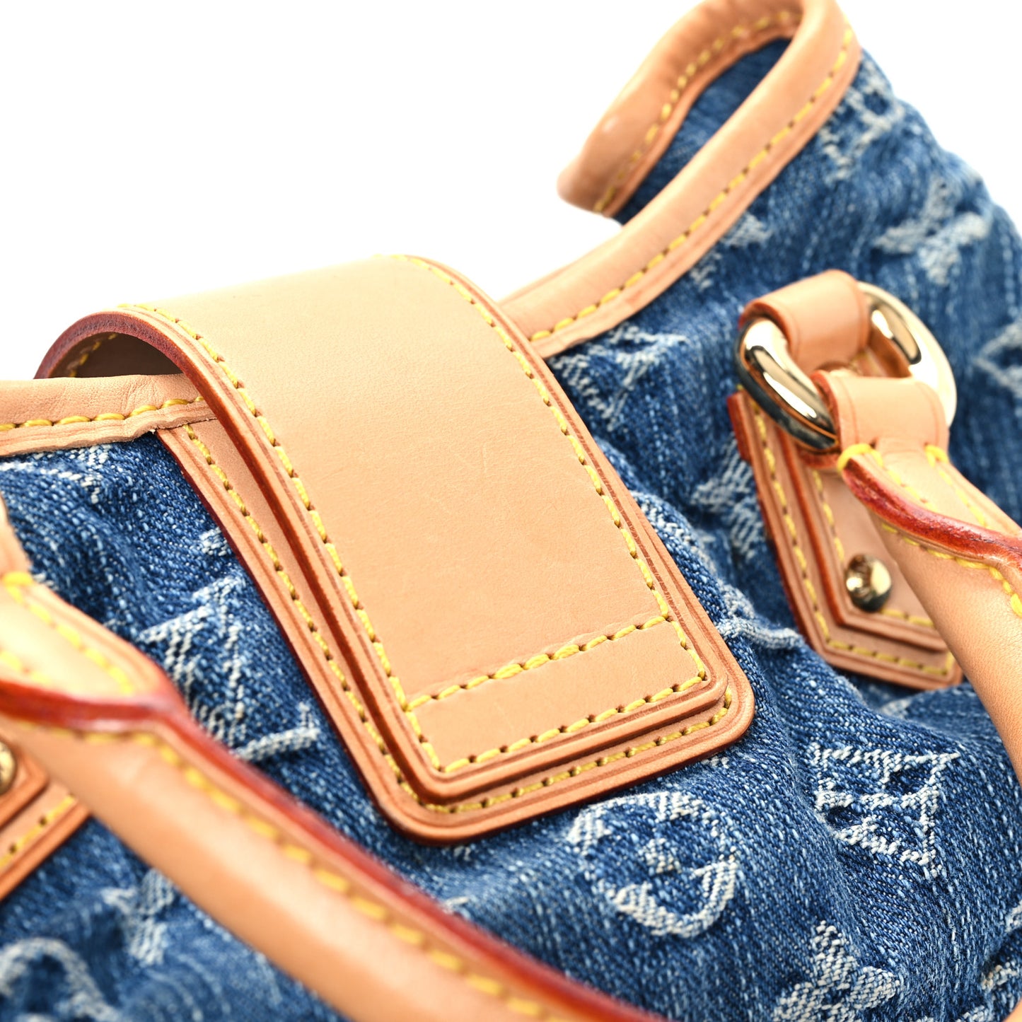 Monogram Denim Pleaty Blue