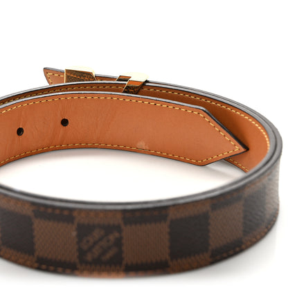 Louis Vuitton Damier Ebene 30mm Essential V Belt 80 32 6 of 8
