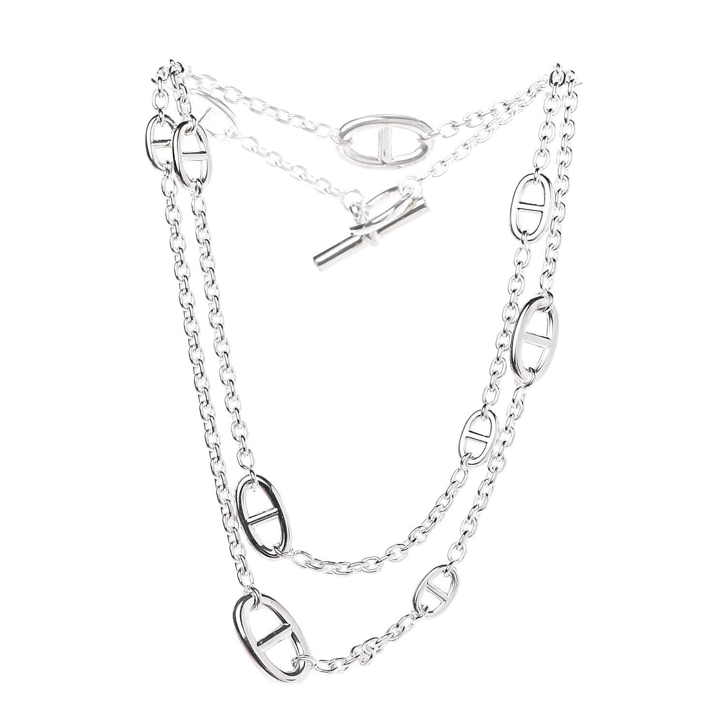 Sterling Silver Farandole Necklace 80